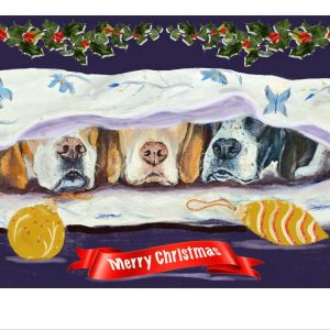 Christmas Cards - Watching Out for Santa